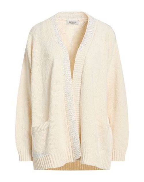 Woman Cardigan Cream Size 4 Cotton