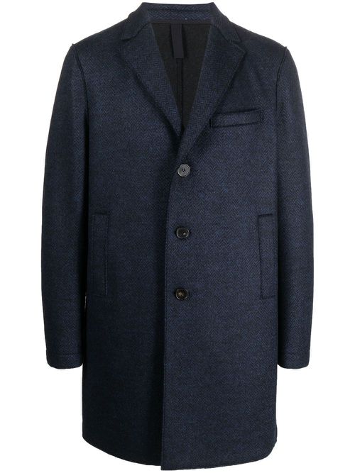 Single-breasted overcoat - Blue