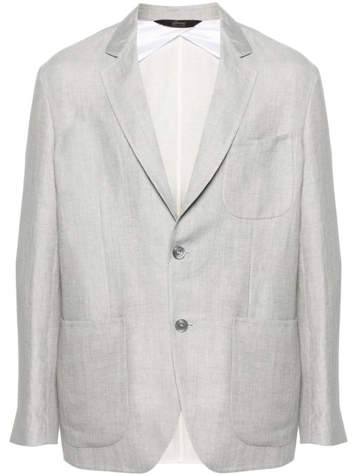 Single-breasted blazer - Grey