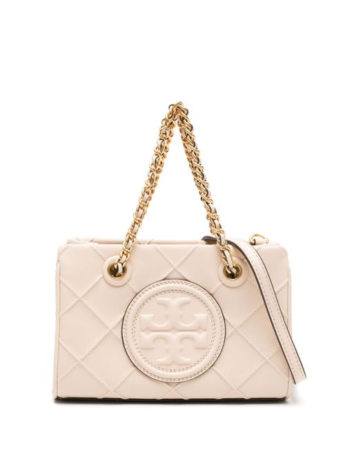 Fleming quilted tote bag - Neutrals