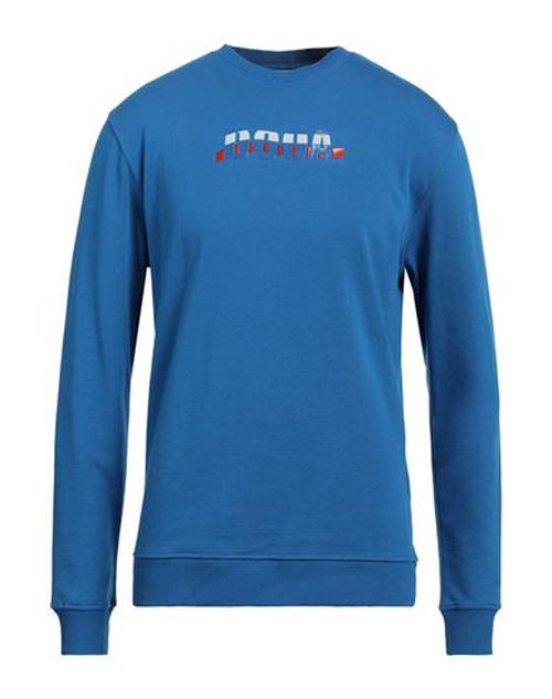 Man Sweatshirt Blue Size XL Cotton