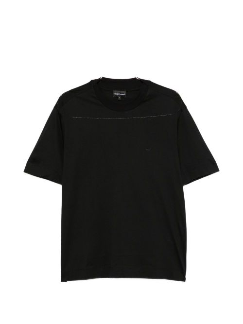 Embroidered Logo T-shirt — Black