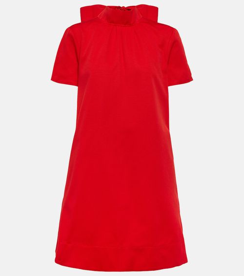 Staud Ilana cotton-bend minidress