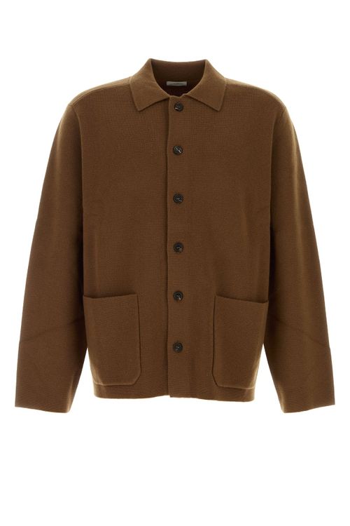 LE KASHA Brown cashmere cardigan