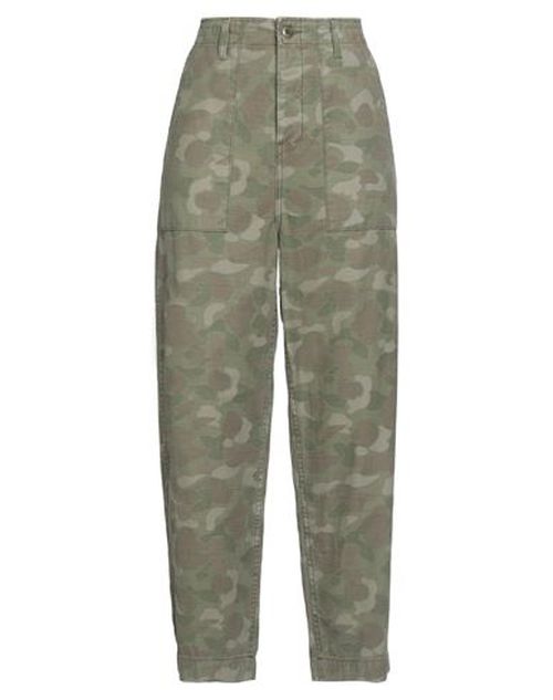 Woman Pants Military green Size 27 Cotton