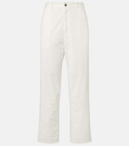 The Row Sharka cotton and cashmere wide-leg pants