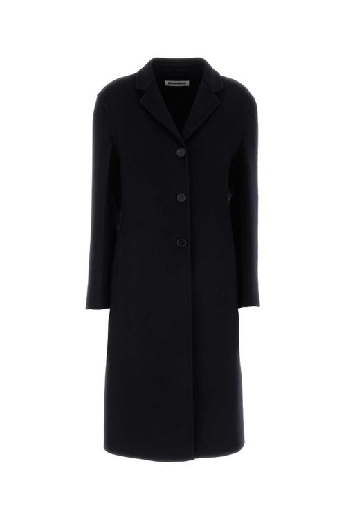 Cashmere Silk Coat — Black