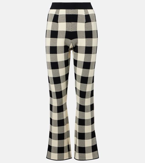Pippa checked flared pants