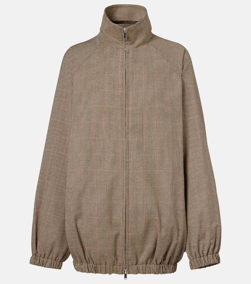 Baxter houndstooth blouson jacket