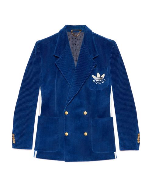 X adidas joint series velvet suit jacket