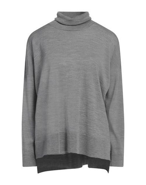 Woman Turtleneck Grey Size XS Merino Wool