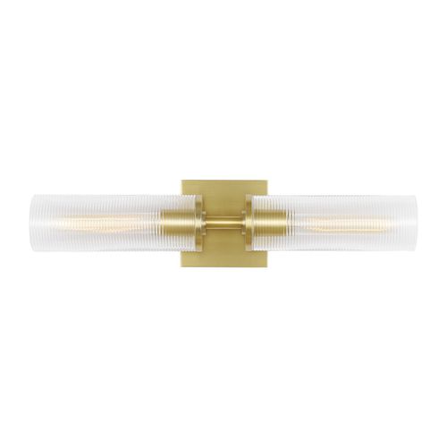 Satin Brass Wall Sconce from the Sarita Collection