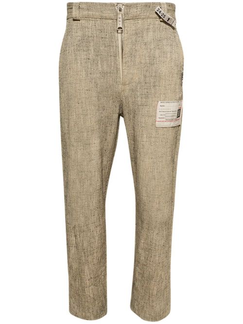 Slub Nep trousers - Neutrals