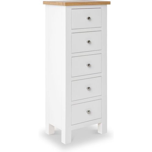 Farro 5 Drawer Tallboy Chest | Grey, Cream, White & More | Roseland