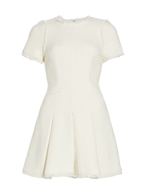 Women's Nova Cotton Tweed Minidress - Gardenia