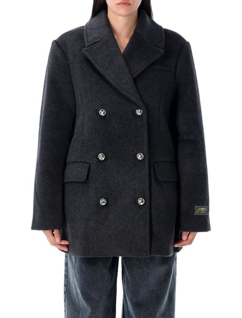 Chic Recycled Wool Coat for Women