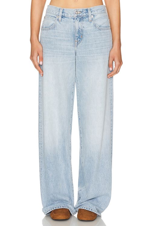 SLVRLAKE Mica Wide Leg in Silver Springs - Blue.  29 also in 24