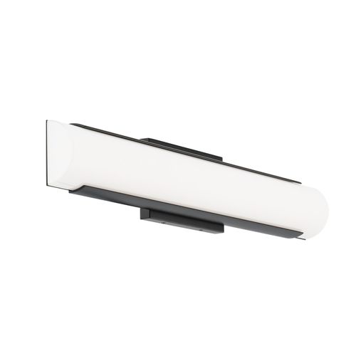 Black LED Bathroom Vanity Light from the Demi Collection