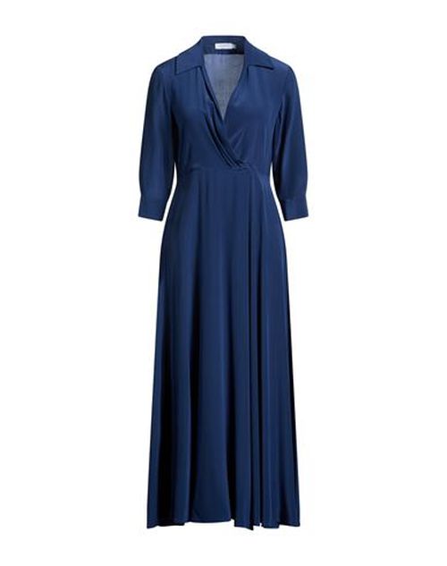 Woman Maxi dress Slate blue Size 2 Silk