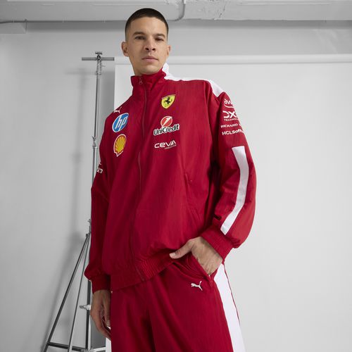 PUMA Scuderia Ferrari 2025 Drivers T7 Men's Oversized Jacket in Red