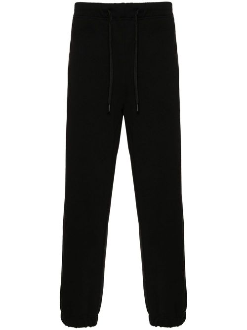Logo-stripe track pants - Black