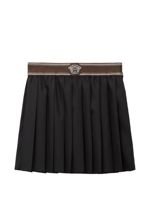 Pleated Wool Skirt