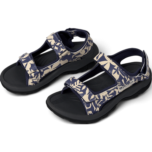 Saltrock Walkabout Balance Womens Floral Hiking Sandal in Blue