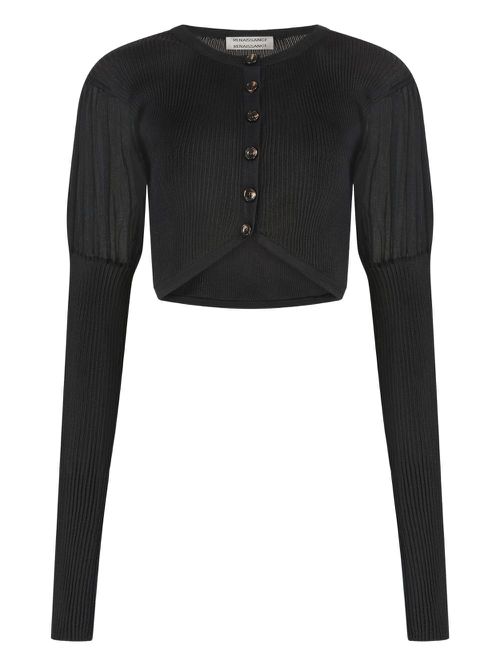 Renaissance Renaissance ribbed cardigan - Black