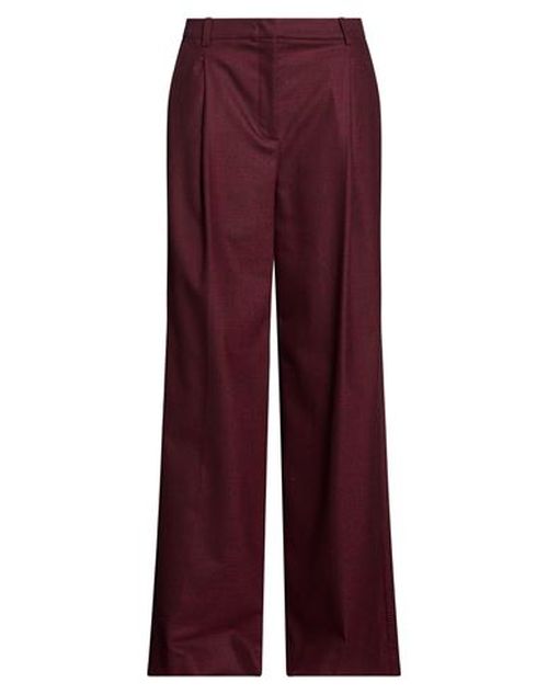 Woman Pants Burgundy Size 4 Polyester, Acrylic, Wool, Viscose, Elastane