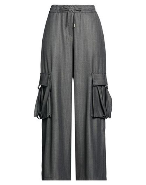 Woman Pants Grey Size S Polyester, Viscose, Elastomultiester