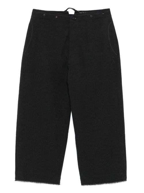 V-cut trousers - Grey