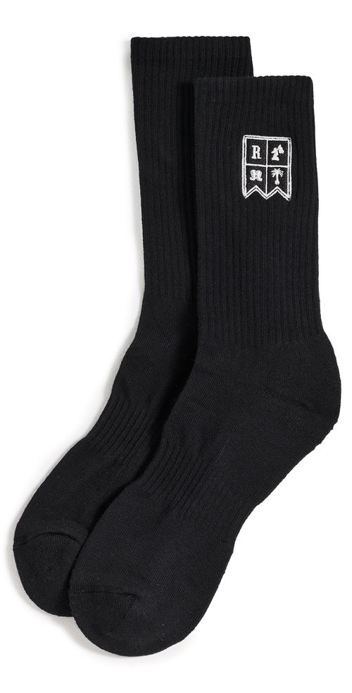 Harbor Crest Socks Black / White One Size