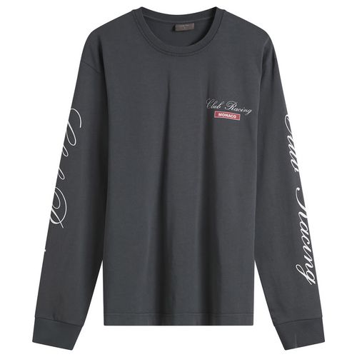 Men's Racing Long Sleeve T-Shirt Washed Grey