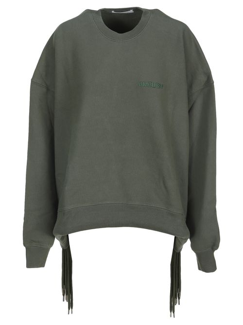 Oversized Sweatshirt With Multi Drawstring