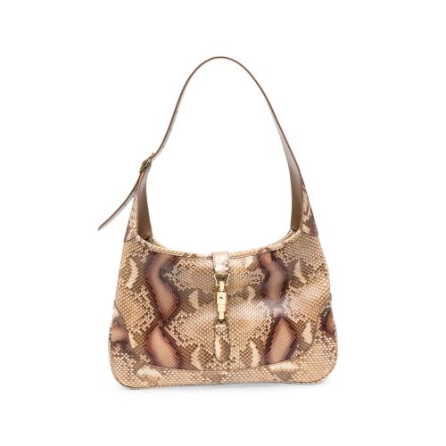 Jackie Snakeskin Shoulder Bag
