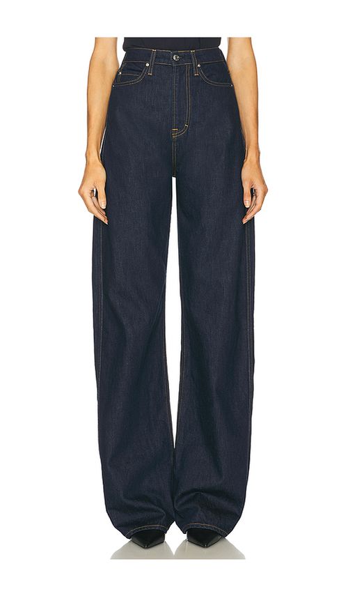 GRLFRND Austen High Rise Curve in Blue. - 32 also , 23, 24, 27, 28