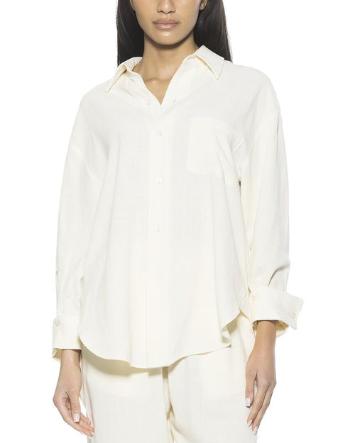 Amber Linen-Blend Shirt