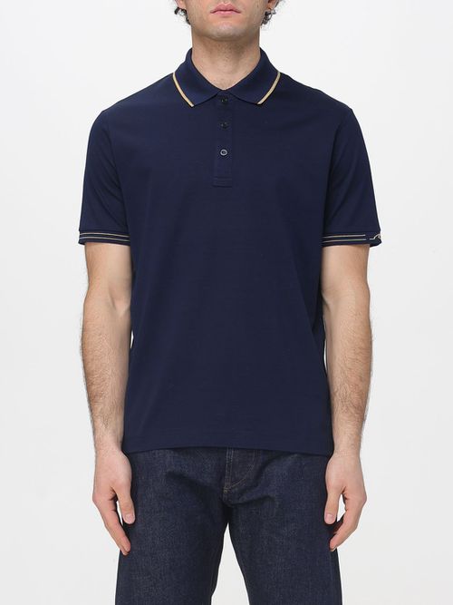 Polo Shirt Men color Blue
