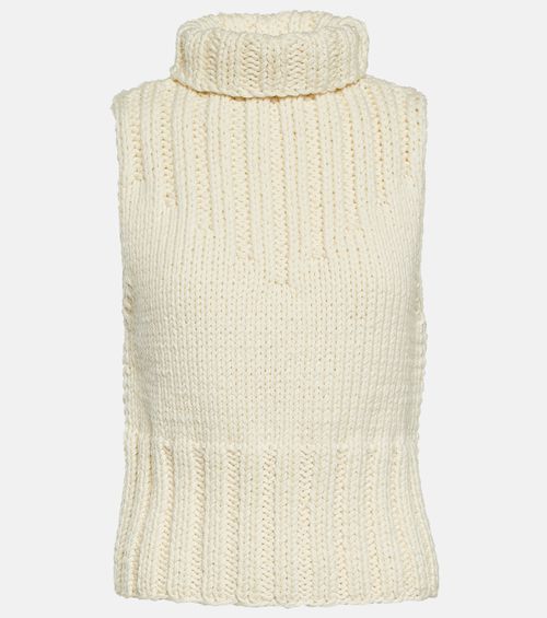 Wool turtleneck top