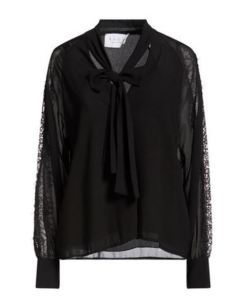 Woman Top Black Size 14 Polyester