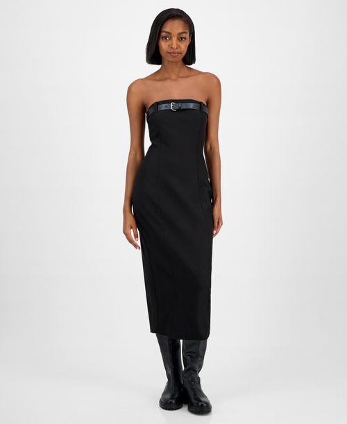 black midi length dress Ulla Johnson Women's Noelle Sleeveless Midi-Dress - Noir