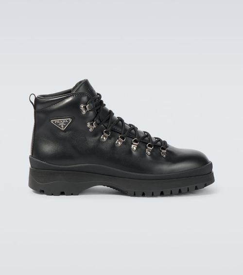 Brixxen leather lace-up boots