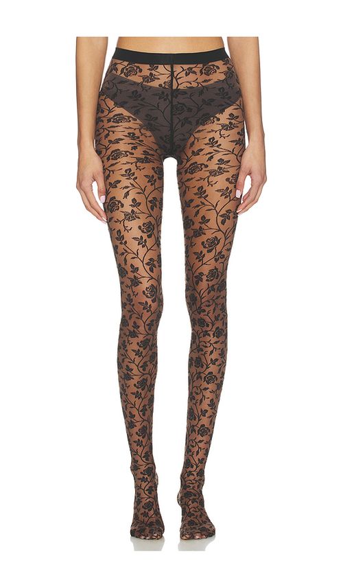 Wolford Rose Tights in Brown,Black. XS. Also in S