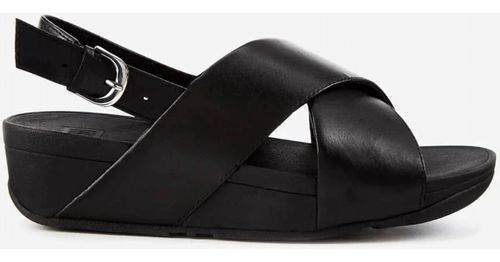 Women's Lulu Cross Back Strap Sandals In Black