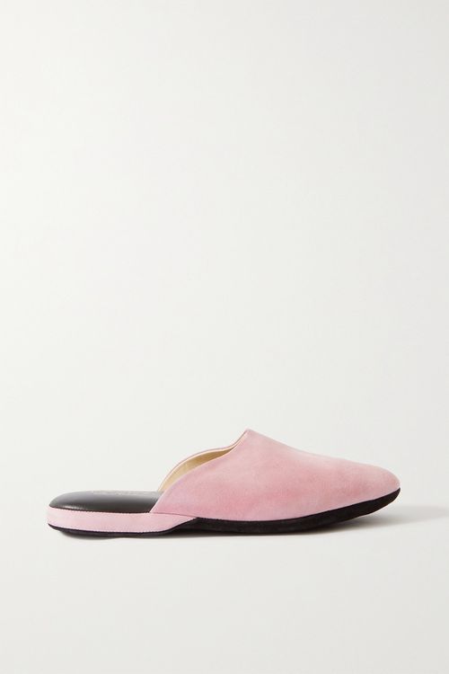 Suede Slippers - Pink