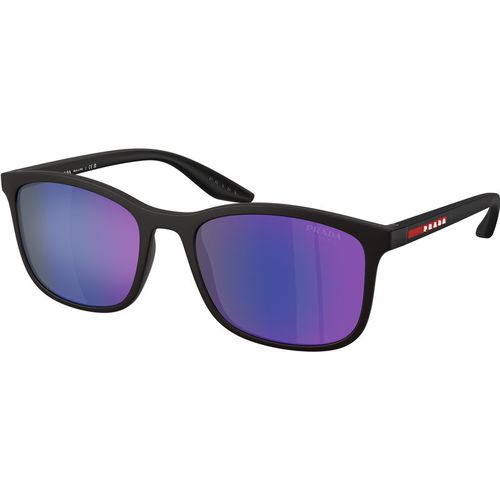 Prada Linea Rossa Man Prada Linea Rossa PS A08S UFK05U Sunglasses Injected Grey Blue Pillow Norma