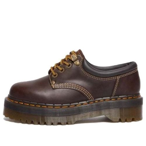 8053 Arc Crazy Horse Leather Platform Shoes 'Dark Brown'