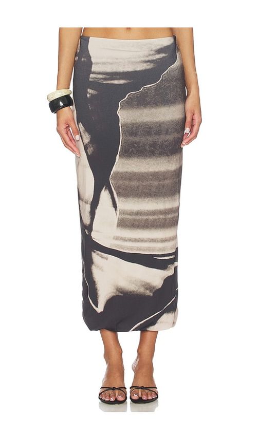 Feners Tu X Mi Skirt in Black,Tan. - S also in