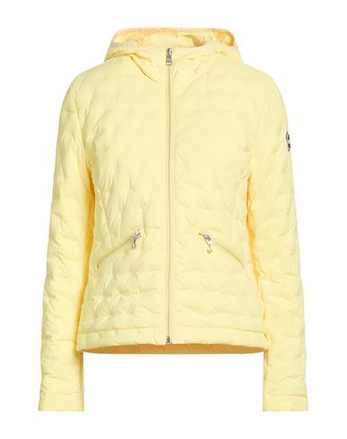 Woman Puffer Yellow Size 6 Polyester, Elastane