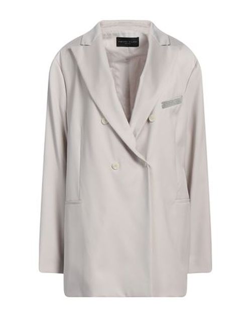 Woman Blazer Light grey Size 6 Virgin Wool, Cotton, Acetate, Polyester